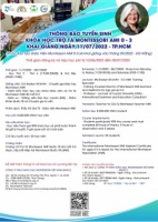 Khóa Học Trợ Tá Phương Pháp Montessori AMI Độ Tuổi 0-3