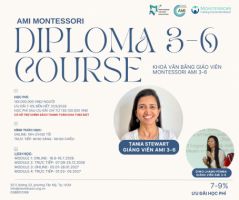 TUYỂN SINH KHÓA VĂN BẰNG GIÁO VIÊN MONTESSORI AMI 3–6