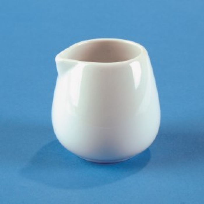 Porcelain Handle-Less Creamer