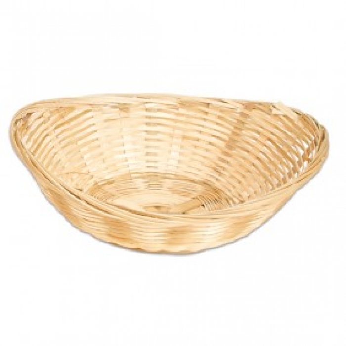 Elliptical Bamboo Basket