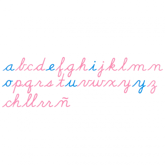 Bảng chữ cái di động cỡ lớn: Chữ viết tay (Large Movable Alphabet: US Cursive)