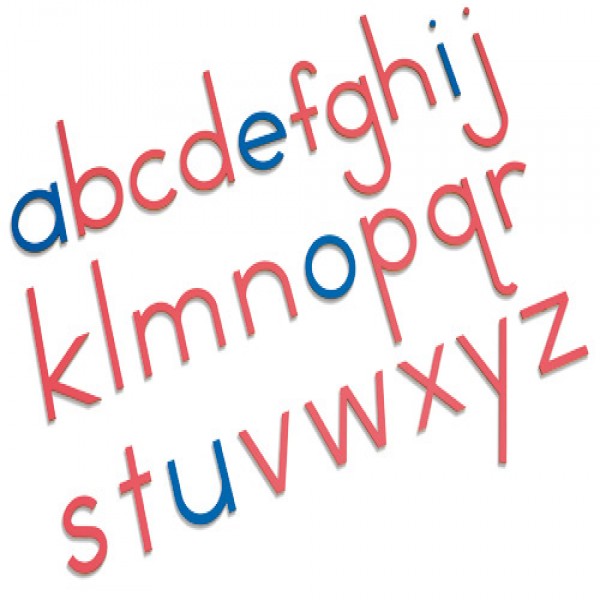 Bộ chữ cái rời bằng gỗ: Chữ in chuẩn Quốc tế