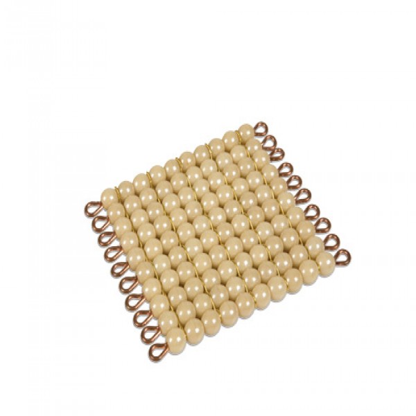 Một khối hạt hình vuông 100: Hạt thủy tinh riêng lẻ