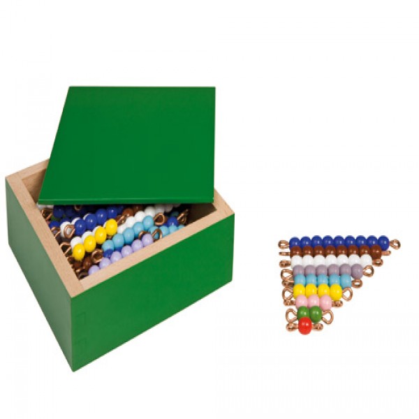 Thang hạt màu: Hạt thủy tinh riêng lẻ: 10 bộ