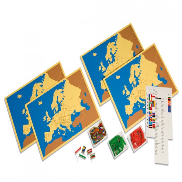 Bốn bản đồ Châu Âu