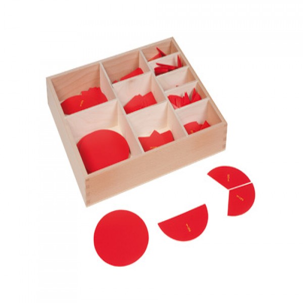 Các hình tròn học phân số rời