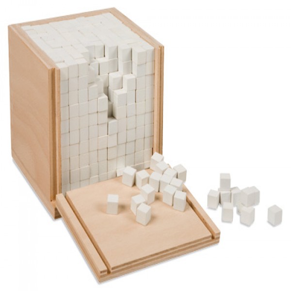 Hộp gỗ chứa 1000 khối lập phương