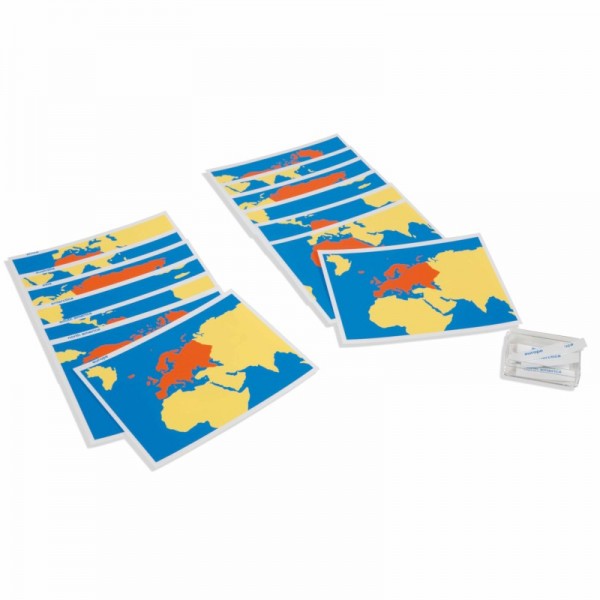 Bộ thẻ các phần của thế giới