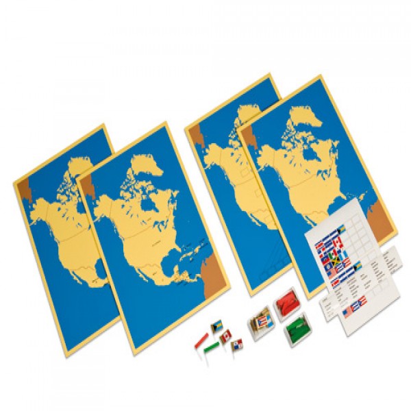 Bốn bản đồ Bắc Mĩ