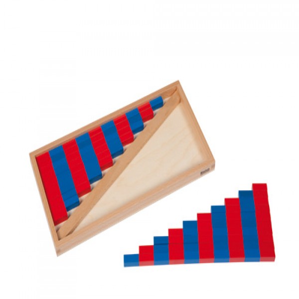 Bộ thanh gỗ đỏ xanh cỡ nhỏ