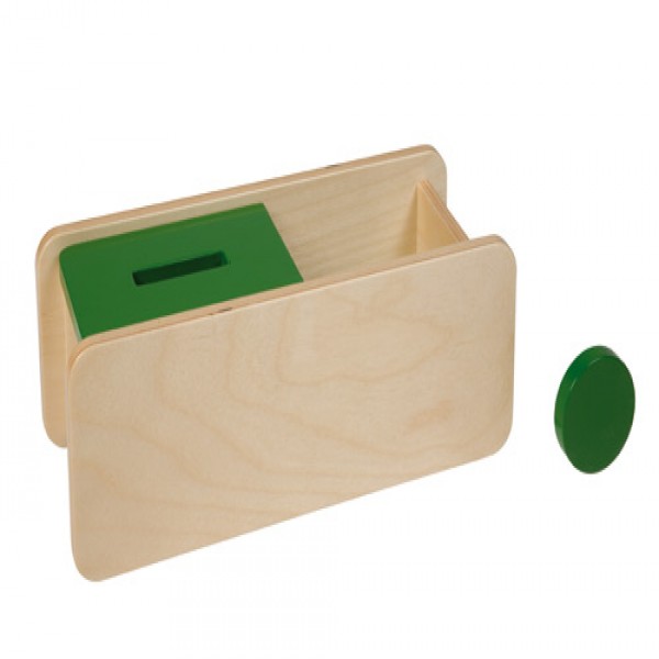 Hộp gỗ có khe màu xanh lá