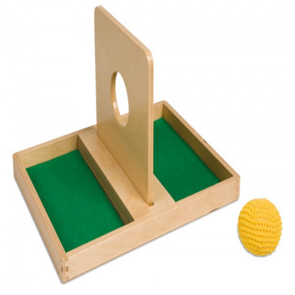 Khay  gỗ có vách ngăn giữa, lỗ tròn