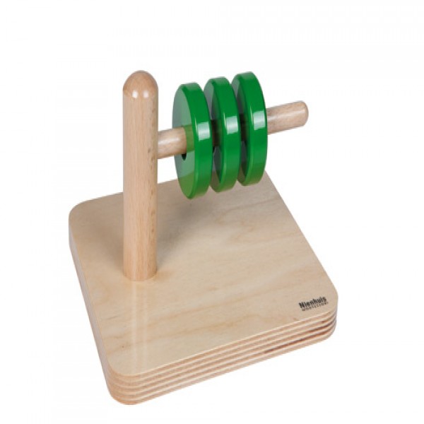 Khay xếp hình (xanh lá)