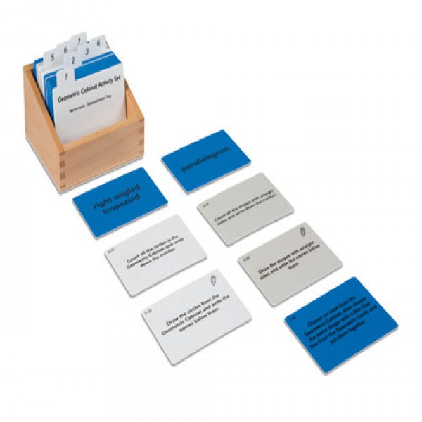 Bộ thẻ chữ thuộc kệ hình học