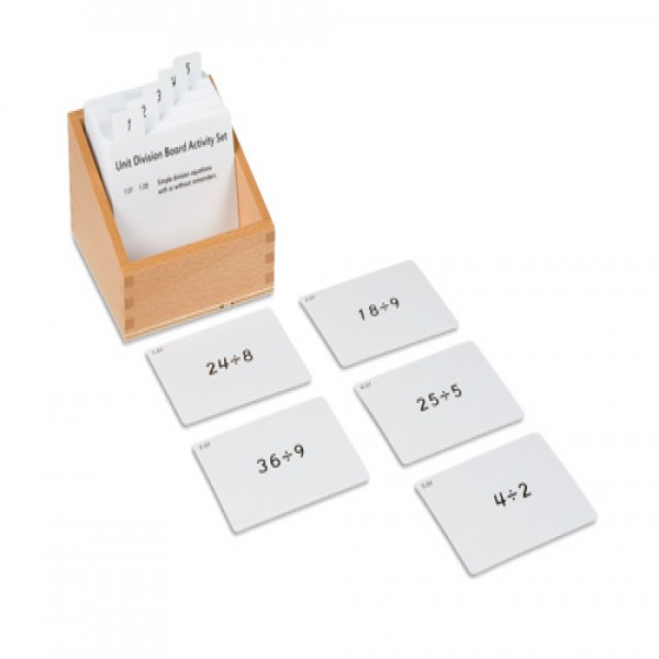 Bộ thẻ hỗ trợ bảng chia đơn vị