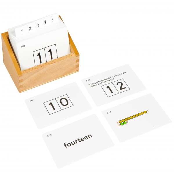 Bộ thẻ hỗ trợ bảng học đếm từ 11-19