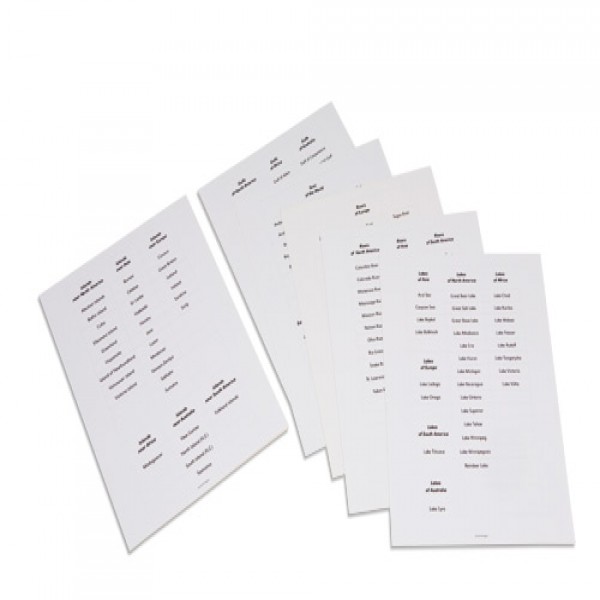 Các thẻ định dạng đất và nước: Nhãn dán