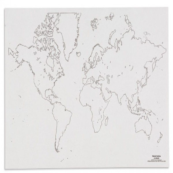 Bản đồ phác thảo thế giới