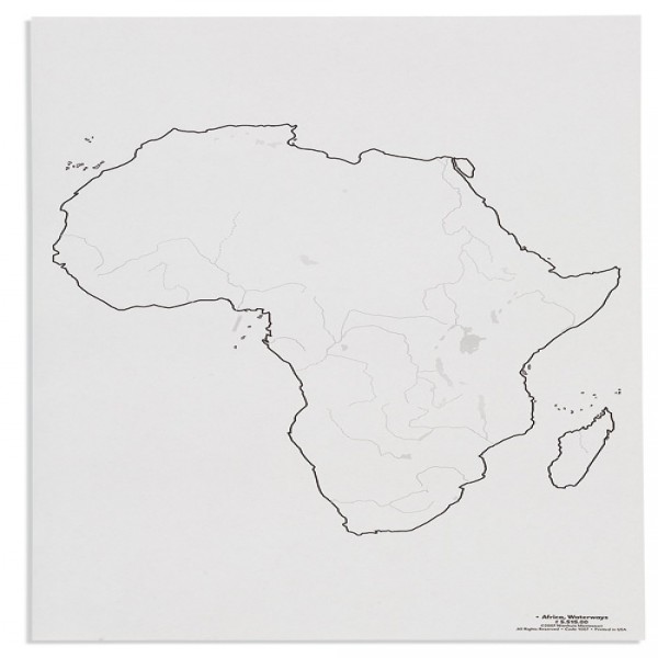 Bản đồ Châu Phi: Đường thủy