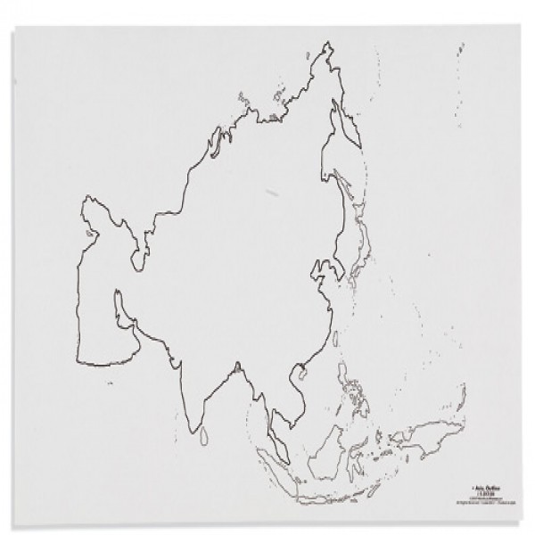 Bản đồ phác thảo Châu Á