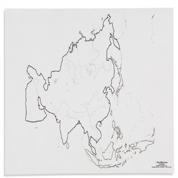 Bản đồ Châu Á: Đường Thủy