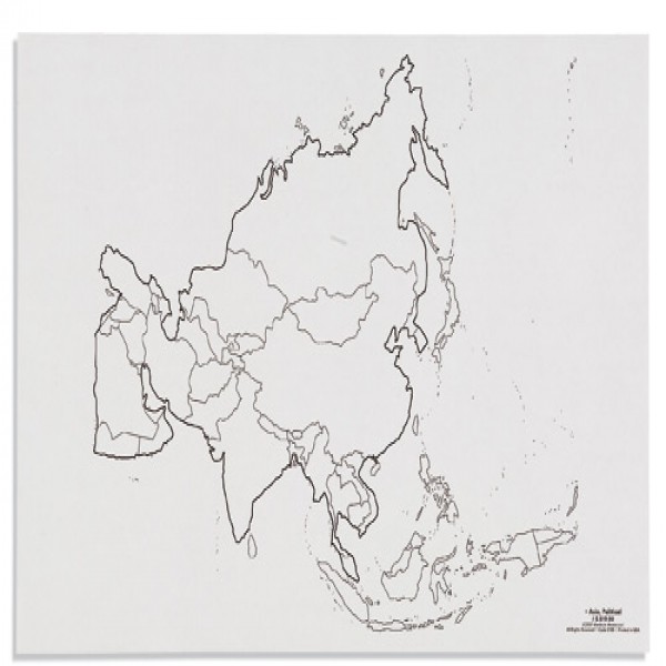 Bản đồ Châu Á: Các vùng chính trị