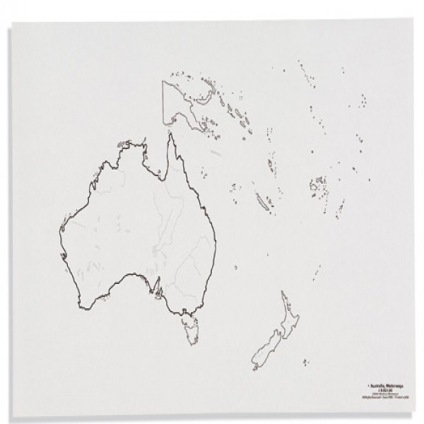 Bản đồ nước Úc: Đường thủy