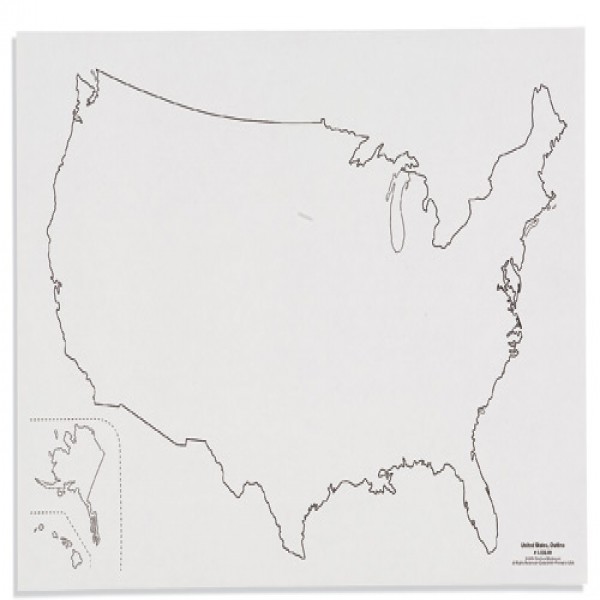 Bản đồ phác thảo nước Mĩ