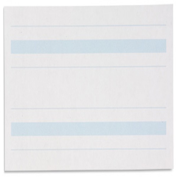 Giấy viết: Dòng kẻ màu xanh dương - 4 x 8.5 in - (500)