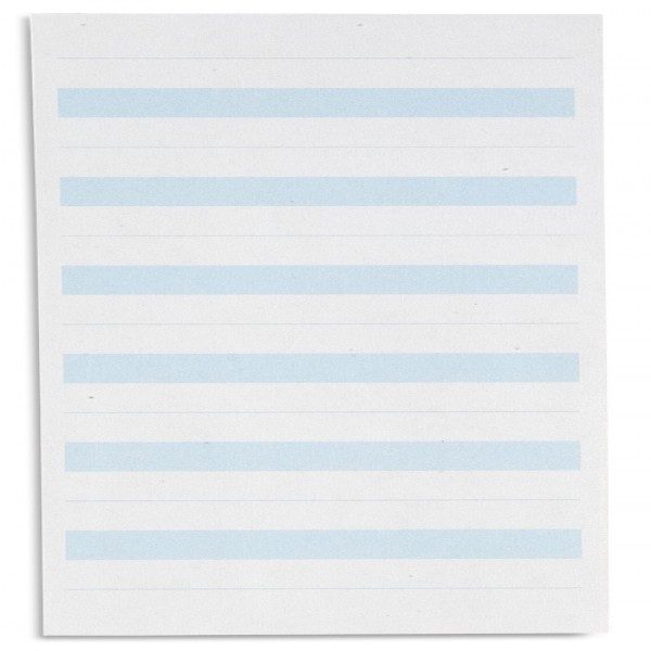 Giấy viết: Dòng kẻ màu xanh dương - 2.75 x 7 in - (500)
