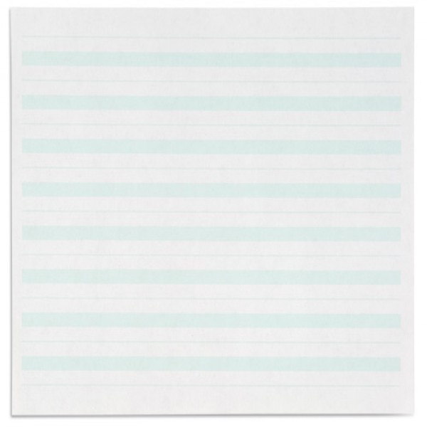 Giấy viết: Dòng kẻ màu xanh lá cây  - 7 x 8.5 in - (500)